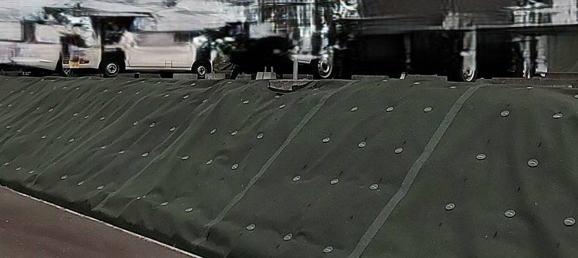 防草シート設置の施工実績